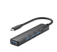 Joskeijky Docking station USB 5 in 1 Hub USB PD 100W 4K 30Hz USB 3.0 USB2.0 Splitter HUB USB C per PC Laptop Hub di tipo C