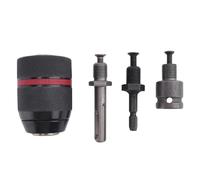 Joskeijky Mandrino per Trapano Chiave 1.5-13Mm 1/2 Pollici-20UNF con SDS-Plus Esagonale 1/4 Pollici Adattatore per Chiave Quadrata a Presa 1/2 Pollici