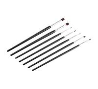 Joskeijky Set di 7 pennelli per unghie per Deco Gel UV Verniciato Nail Art Manicure Pro