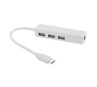 Joskeijky USB-C USB 3.1 Tipo C a USB RJ45 Ethernet LAN Adattatore Hub per PC