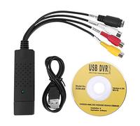 Joskeijky Video Audio VCR Scheda Di Acquisizione Video USB a Adattatore Scheda Di Acquisizione Convertitore DVD