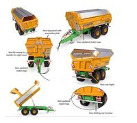 Joskin Trans / Ktp 22/50 + Rigid Cover Semirimorchio Ribaltabile Trailer 1:32