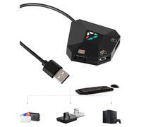 Joso Adattatore tastiera e mouse per Nintendo Switch, Xbox One/Series X/S, PS4, Switch Adattatore tastiera per giocare FPS, RTS, Apex, convertitore plug and play