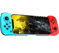 Joso Controller di Gioco Mobile per Android, iPhone, PC con programmabile M1/M2, Controller telefonico per iPhone 14, 13, 12, 11, Samsung Galaxy, X-iaomi, Oppo, Realme, Huawei, Vivo (Blu e Rosso)