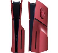 Joso Pannello frontale con apertura di raffreddamento per PS5 Slim Disc Edition, copertura di ricambio antigraffio e antipolvere, copertura su misura per console PS5 Slim (CD-ROM), piastre per