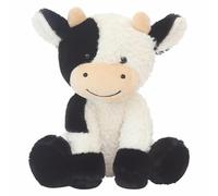 JOSON 22,9 cm peluche di mucca, simpatici animali di mucca, adatti per regali di Natale e compleanno per ragazzi e ragazze (posizione seduta)