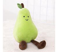JOSON Peluche a forma di pera, 9 pollici, mini bambole di frutta e verdura, regalo di compleanno per ragazzi e ragazze, decorazioni per la casa (pere)