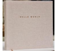 Joss & Lac, album fotografico minimalista, per neonati o bambine, un libro fondamentale per registrare ogni evento (LINEN)