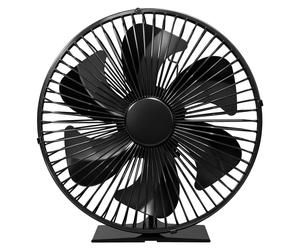 JossaColar Ventilatore per stufa con griglia di protezione, con 6 lame, per cami