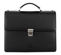 Jost borsa a tracolla borsa da ufficio con scomparto per laptop Frankfurt Messenger Bag Black nero