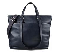 Jost Borsa da lavoro Lysa in pelle con scomparto per laptop da 36 cm blu