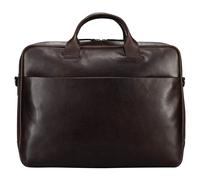 Jost London Valigetta Vera Pelle 40 cm Vano porta PC marrone