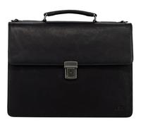 Jost cartella borsa da ufficio con scomparto per laptop Glasgow Briefcase 2C Black nero