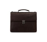 Jost Glasgow Valigetta Protezione RFID Vera Pelle 40 cm Vano porta PC marrone