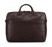 Jost Glasgow Valigetta Vera Pelle 40 cm Vano porta PC marrone