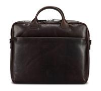 JOST laptop bag borsa da ufficio con scomparto per laptop London Business Bag 1C. Brown marrone scuro
