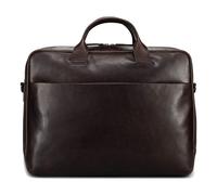 Jost London Valigetta Vera Pelle 40 cm Vano porta PC marrone
