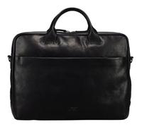 Jost Glasgow Valigetta Vera Pelle 40 cm Vano porta PC nero