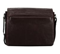 Jost Glasgow Valigetta Protezione RFID Vera Pelle 34 cm Vano porta PC marrone