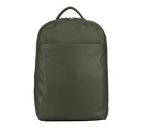 JOST Pelle zaino per laptop con scomparto per laptop Tromsoe Backpack Olive oliva