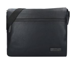 Jost Stockholm Messenger Bag in pelle 38 cm Scomparto per laptop nero