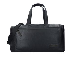 Jost Stockholm Weekender Borsa da viaggio in pelle 50 cm nero