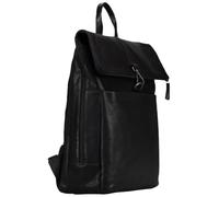 Jost Glasgow Zaino da giorno Protezione RFID Vera Pelle 42 cm Vano porta PC nero