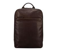 Jost Glasgow Zaino da giorno Protezione RFID Vera Pelle 44 cm Vano porta PC marrone