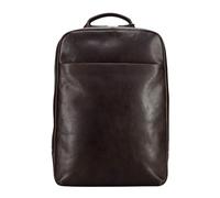 Jost zaino per laptop con scomparto per laptop London Business Backpack 2C. Brown marrone scuro