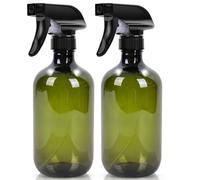 Josteve Flaconi spray per la pulizia dei capelli, spruzzatore per piante, spray durevole, ricaricabile, in plastica trasparente, 2 x 500 ml (3 testine nebulizzatore), nebulizzatore vuoto per