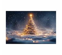 JOSUE Moderno - Argento Stampe Su Tela Camera Da Letto Astratto Alberi di Natale Quadri moderni soggiorno da Parete XXL grande Canvas Decorazione Murale Salone(Oro 57)-30x45cm Non incorniciato