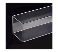 JOSUR 1 pz Tubo Quadrato Acrilico Lunghezza 330mm, for Forniture da Giardino Tubo Quadrato Acrilico Lato 10~100mm Tubo Trasparente Condotto Cavo Tubo PMMA(20x20x2mm)