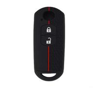 Jotekonoby 2 o 3 o 6/cx3/cx5/cx7/cx9/mx5 20102020 guscio protettivo impermeabile per chiave con sensazione liscia 2 pezzi Bu Silicone Car Key Cover per manicotto