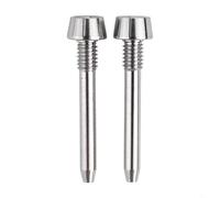 Jotekonoby 2 pezzi in lega per freno bici Mt8 per fissaggio perno per Mt4 Mt5 Mt6 Pad freno a disco pinza bullone asse compatibile con Mt2 Magura Mountain Bic (TITANIO)