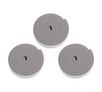 Jotekonoby 3 rotoli di nastro isolante in spugna per porta, in spugna, per riduzione del rumore, 2 m x 1,5 cm/3 cm (1 x 3 x 200 cm)