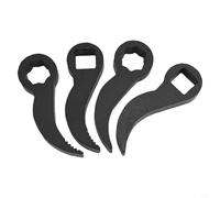 Jotekonoby 4 pezzi 1/2 pollice Pry Bar Wrench Adapter Head, cromo vanadio strumento di rimozione del piede di porco per riparazione automobilistica, costruzione e demolizione