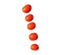 Jotekonoby 5 dita per pattinaggio su ghiaccio, per pattinaggio su pista corta, guanti in plastica per ridurre graffi e abrasioni sul ghiaccio, punte protettive leggere per competizioni (arancione)