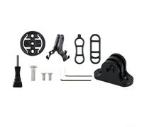 Jotekonoby Adattatore di montaggio per cronometro per sotto la lampada, supporto per bici in lega di alluminio e plastica, con cinghie in silicone, compatibile con la maggior parte dei telai leggeri