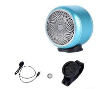 Jotekonoby Altoparlante wireless per bici con 16 avvisi vocali e volume alto 98 dB per la sicurezza di biciclette e moto, grado di impermeabilità IPX per ciclismo all'aperto (blu)