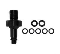 Jotekonoby Ammortizzatore posteriore per valvola della pompa dell'aria, dispositivo per Rockshox Monarch Dt Xmm Marzocchi sospensione ammortizzatore in lega Fit Ifp forcella alluminio (nero)