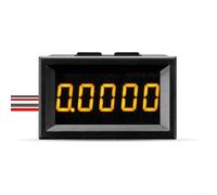 Jotekonoby Amperometro digitale DC 0-3A con display a LED a 5 cifre, misuratore di corrente a quattro fili da 0,9 cm, per automotive e elettronica fai da te, misurazione ad alta precisione (giallo)