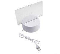 Jotekonoby Bacheca alimentata tramite USB con luce notturna a LED calda, bacheca in acrilico per decorazione da scrivania e atmosfera festiva (calendario)