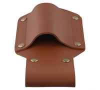 Jotekonoby Borsa porta attrezzi in pelle per ascia e martello, fondina portatile con fibbia in metallo resistente, guaina compatta e durevole per il trasporto della cintura (marrone)