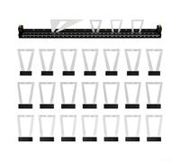 Jotekonoby Calibro a coda di rondine regolabile per la lavorazione del legno Layout: Strumento di marcatura in lega di alluminio con modelli di tenone multi-specifica e supporto mobile,