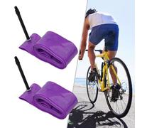 Jotekonoby Camera d'aria ultraleggera 700c per strada e ghiaia per bici per Tpu trasportare per una facile compatibile tubo bicicletta 46g ad avere 700x32c per pneumatici 700x50c (2PCS FV 65)