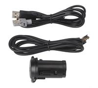 Jotekonoby Cavo adattatore per presa audio AUX+USB per auto con prolunga per 207 308 per modelli C4 - misura diretta per OEM 96656713XT Central Con