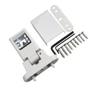 Jotekonoby Cerniera per porta in lega di zinco per porte in PVC PVC sinistra destra alta sicurezza plastica acciaio bianco con viti