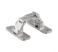 Jotekonoby Cerniera per porta invisibile a 180° in acciaio inossidabile 304, design regolabile, supporta un carico di 100-400 kg, lunga durata per porte in pietra, porte tagliafuoco, pozzo del tubo