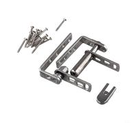 Jotekonoby Cerniere per porta a doppia azione in acciaio inox, a chiusura automatica, in entrambi i modi, per bar, bar, banconi, cancelli, resistenti, set di cerniere di ritorno a molla (M)
