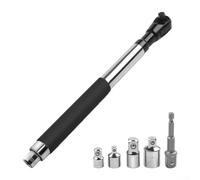 Jotekonoby Chiave a mano automatica 2 in 1, strumento di estensione per chiave dinamometrica ad alta coppia, design sottile per spazi ristretti, estensore per riparazioni auto idrauliche (6 pezzi)